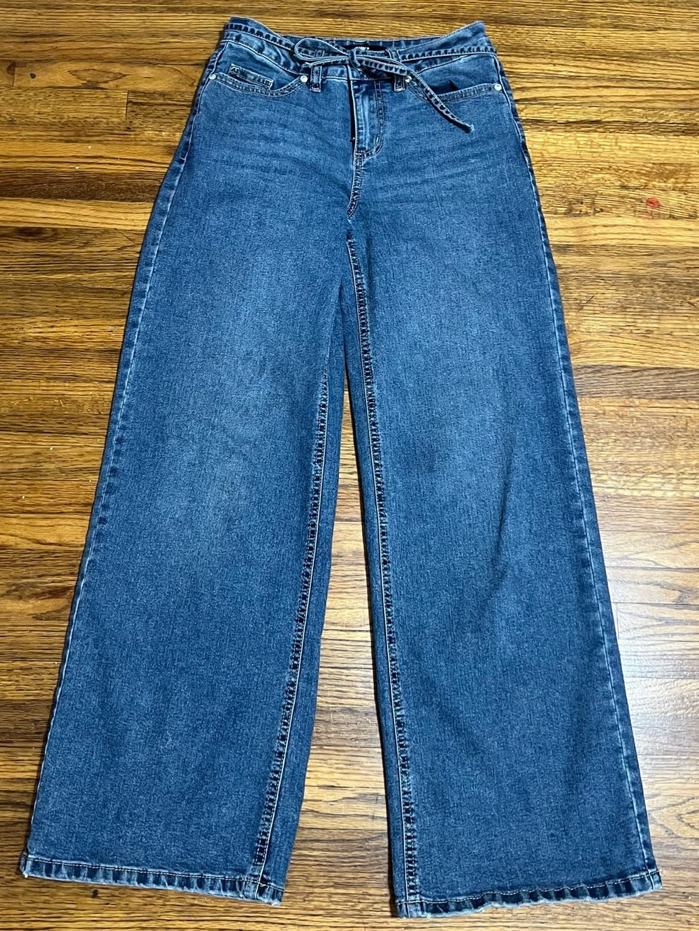Wide Leg High-Rise Women's blue Jeans
